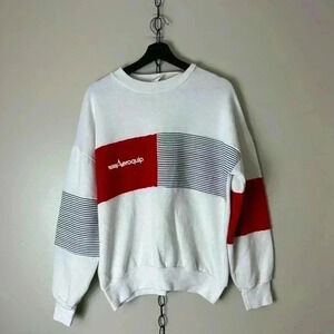 Vintage Aeroquip Pinstriped Crewneck  Size XL